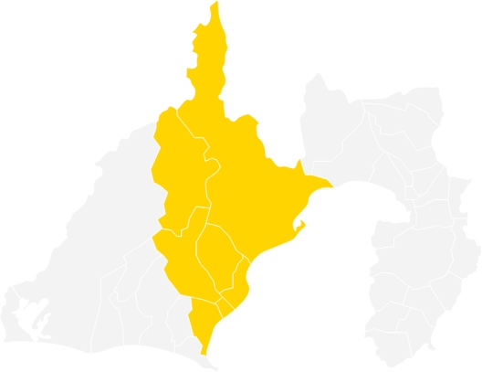 静岡中部の地図